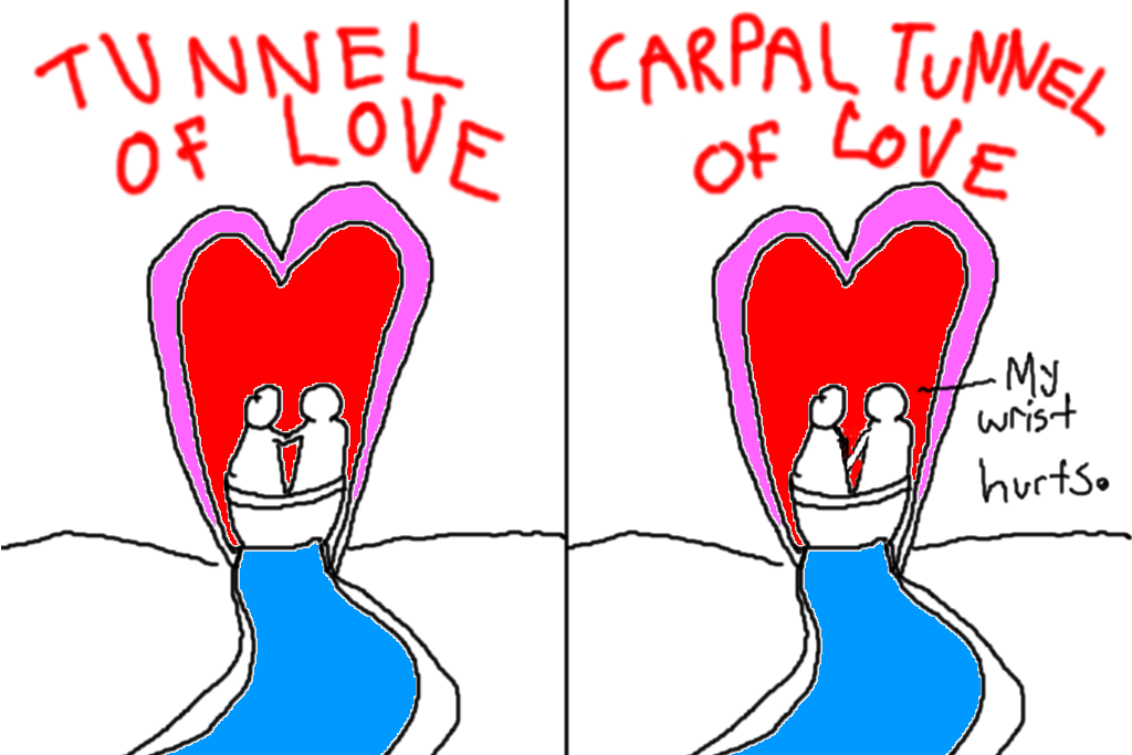 carpal tunnel of love online Sunday funny